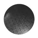 Black Masonite Cake Board - Round 11 Inch